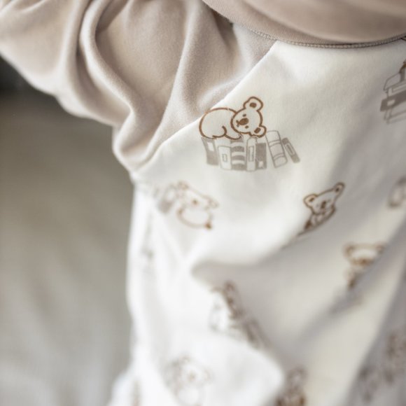 BÈBÈNCA ORGANICS - Unisex Romper - Books Print - Picture 2 of 2